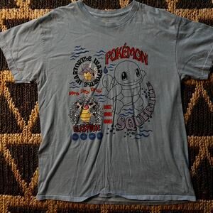 Pokemon squirtle evolution graphic tee